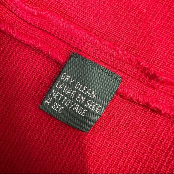Ralph Lauren Black Label Red Button Front Cardigan Sweater - Picture 12 of 16